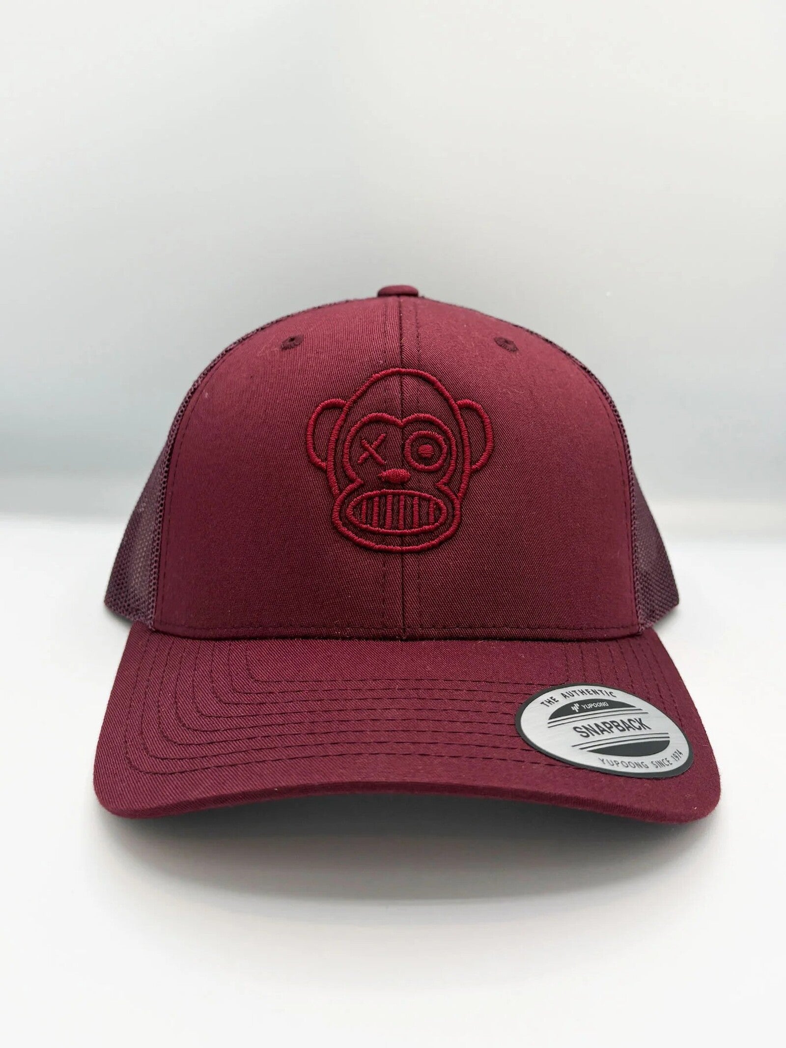 Gorra Loco Monky Puro loco Bordado Maroon