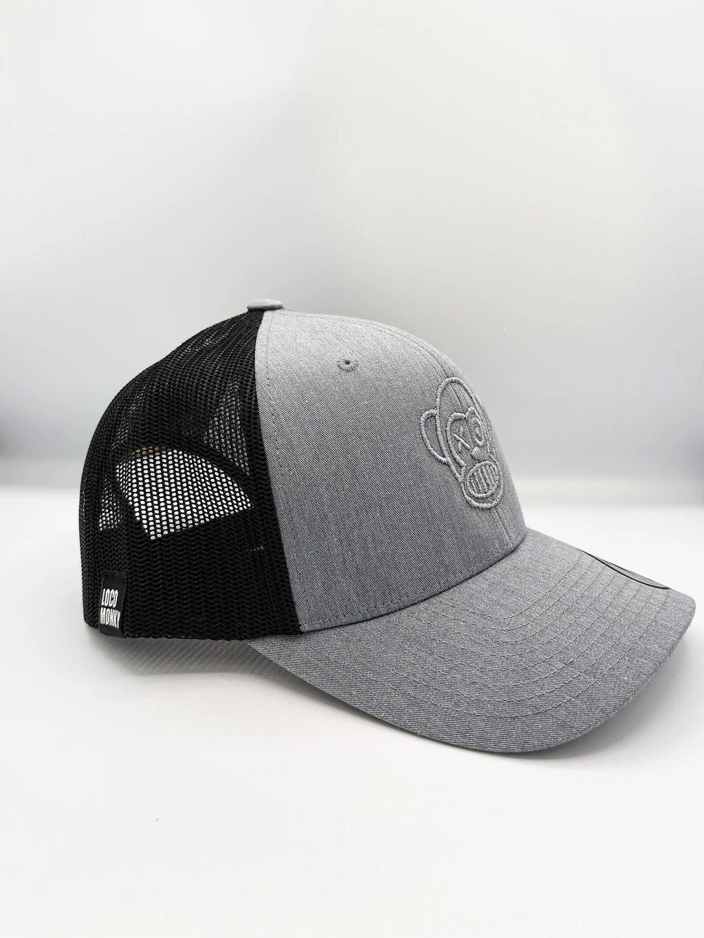 Gorra Loco Monky Puro loco Bordado Heather/Black