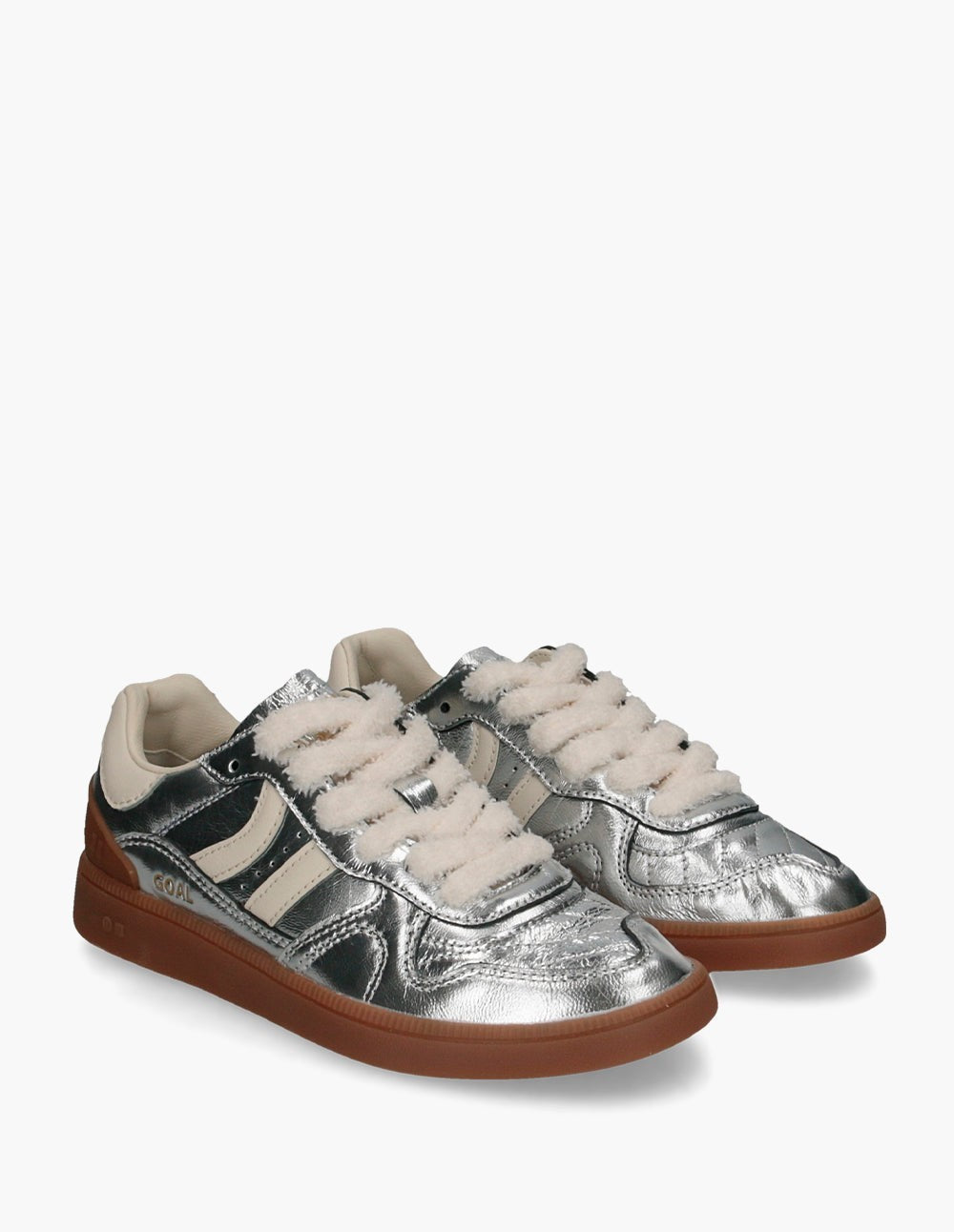 Coolway Goal Silver Mirror SLV, Zapatillas mujer