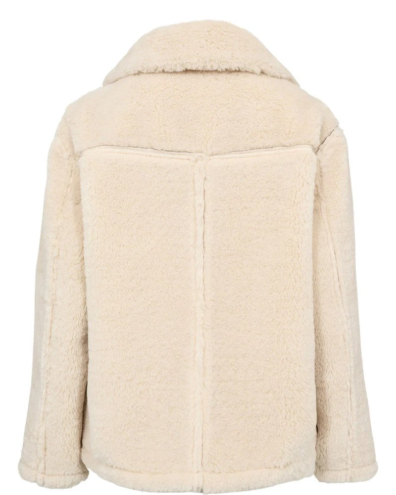 Chaqueta Nümph Nueliotta Reversible Cognac