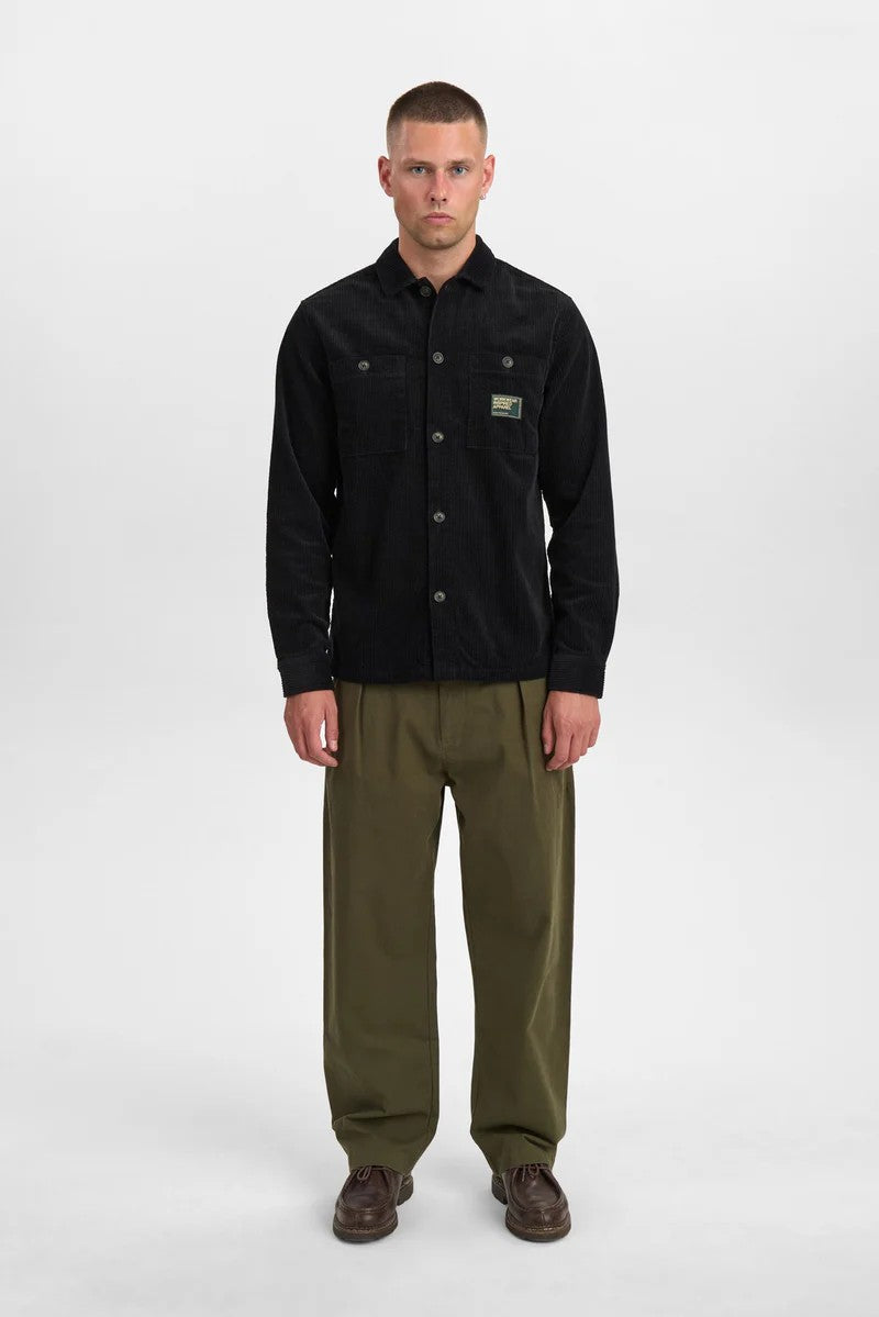 Camisa Anerkjendt Aktheo Cord overshirt Negro
