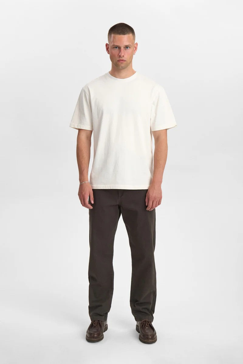 Pantalones Anerkjendt Akjan Twill Pants Granite Grey