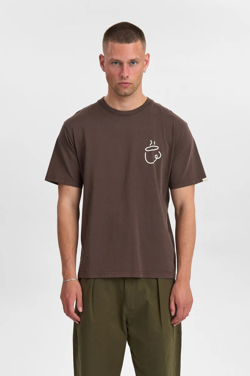 Camiseta Anerkjendt Akvillads Espresso print Mulch