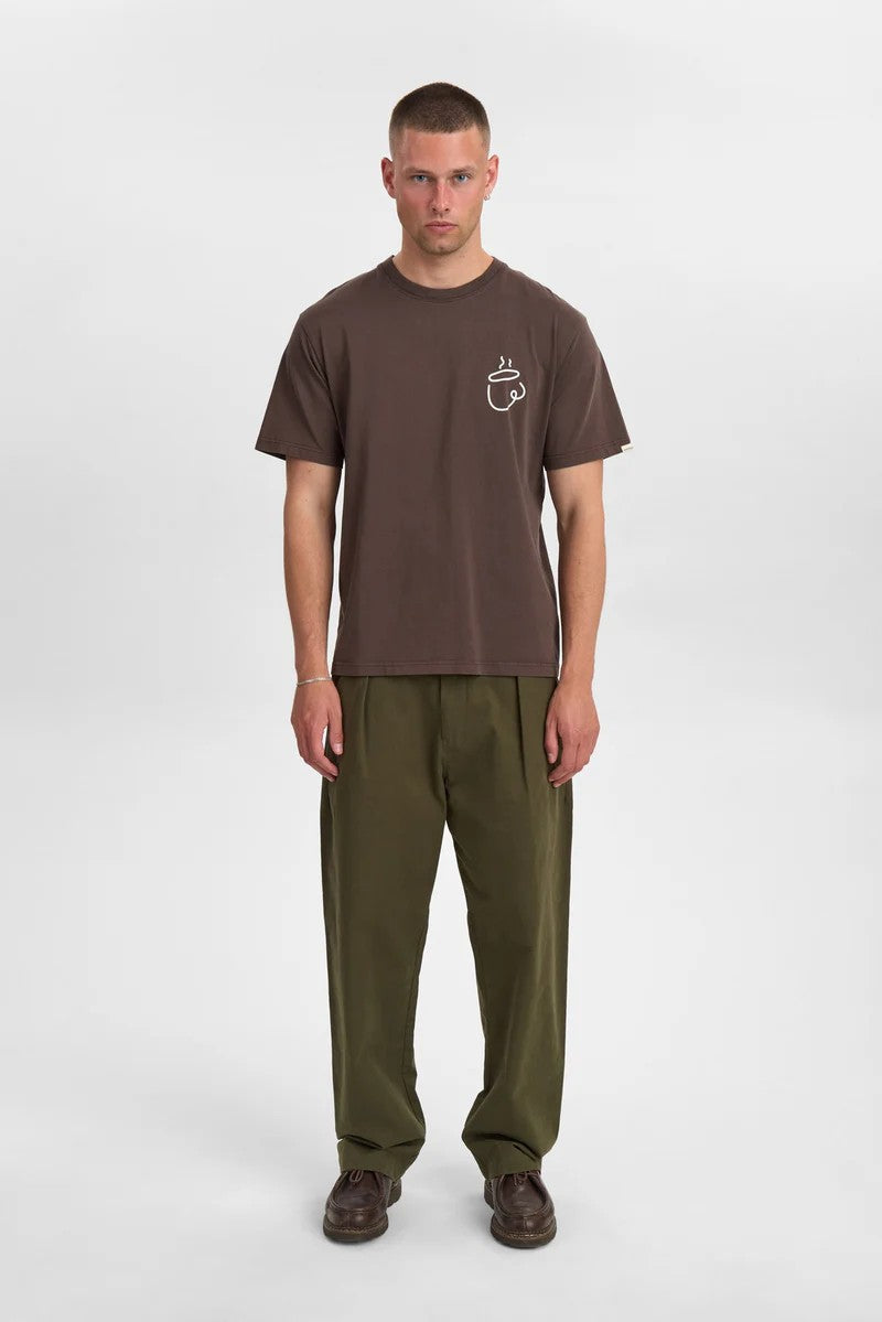 Camiseta Anerkjendt Akvillads Espresso print Mulch