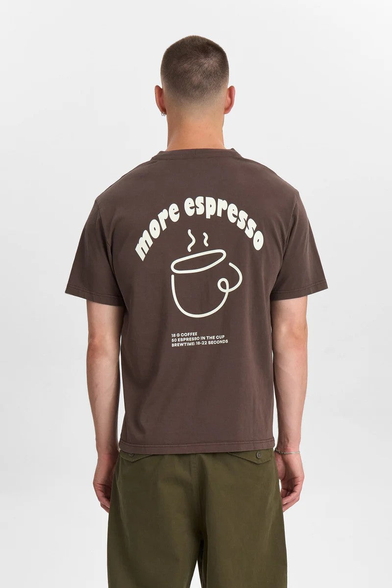 Camiseta Anerkjendt Akvillads Espresso print Mulch