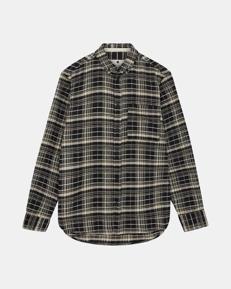 Camisa Anerkjendt Akkonrad Check mix Negro