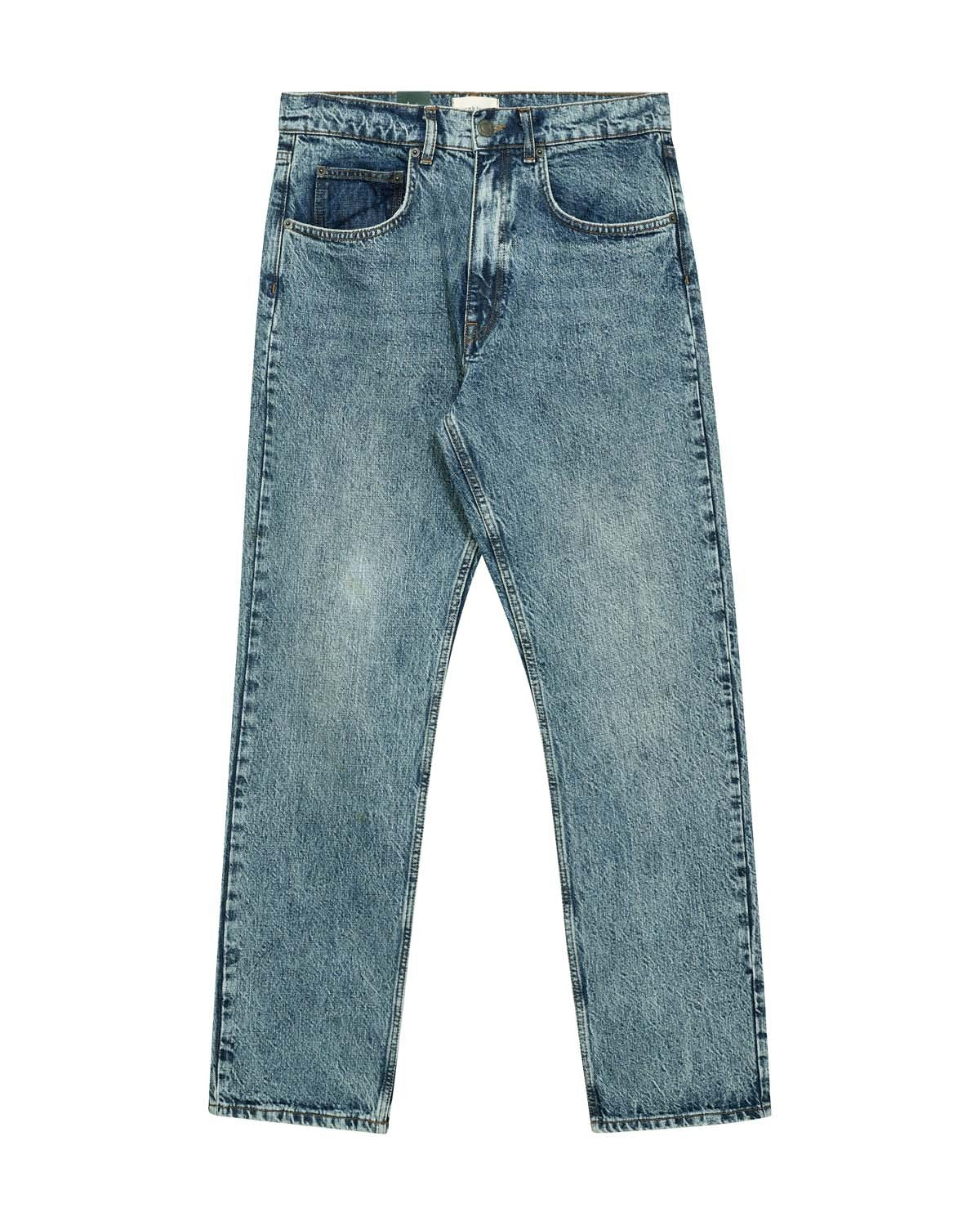 Pantalones Vaqueros Anerkjendt Akjustin Medium Blue Marble