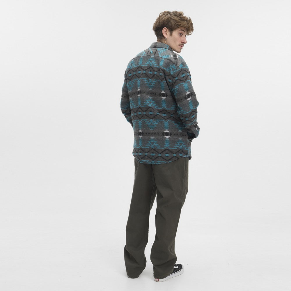 Camisa Chaqueta Hydroponic Sauk Grey Blue Navajo