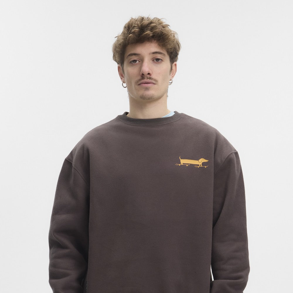 Sudadera Hydroponic Dachsund Charcoal