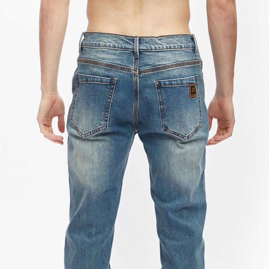 Pantalones Hydroponic Noree Medium blue washed Denim