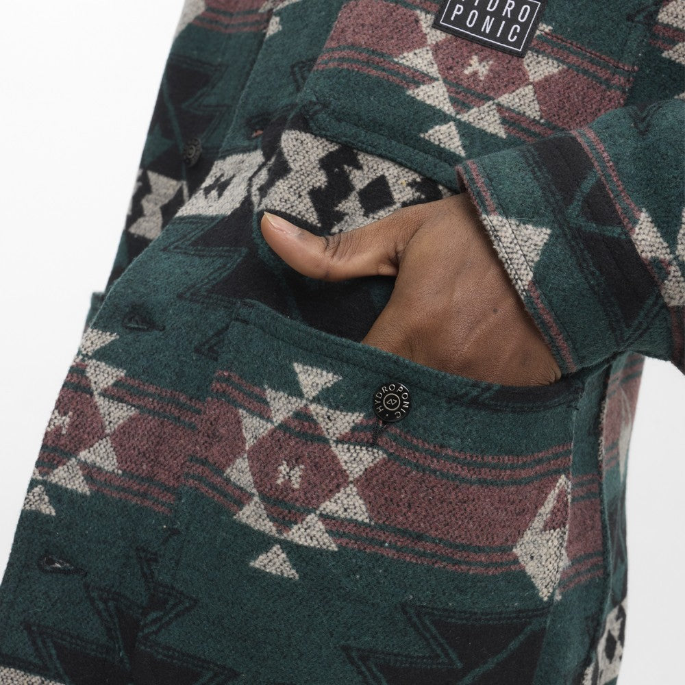 Camisa Chaqueta Hydroponic Dunbar Green Navajo