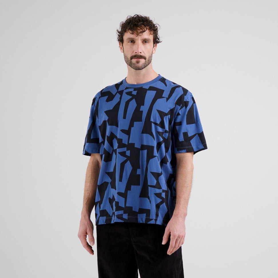 Camiseta Dedicated Skanstull Abstract Chaos Blue