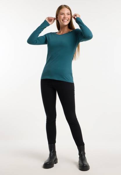 Camiseta Ragwear Fllorah Long Ocean Green