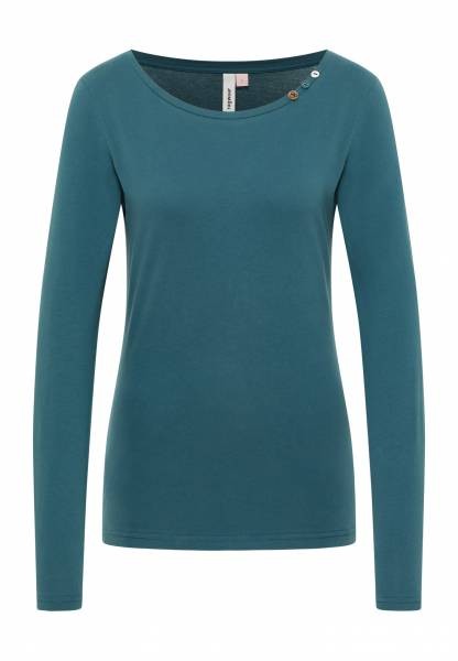 Camiseta Ragwear Fllorah Long Ocean Green