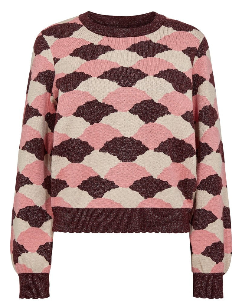 Jersey Nümph Nulila Pullover Pink Lemonade
