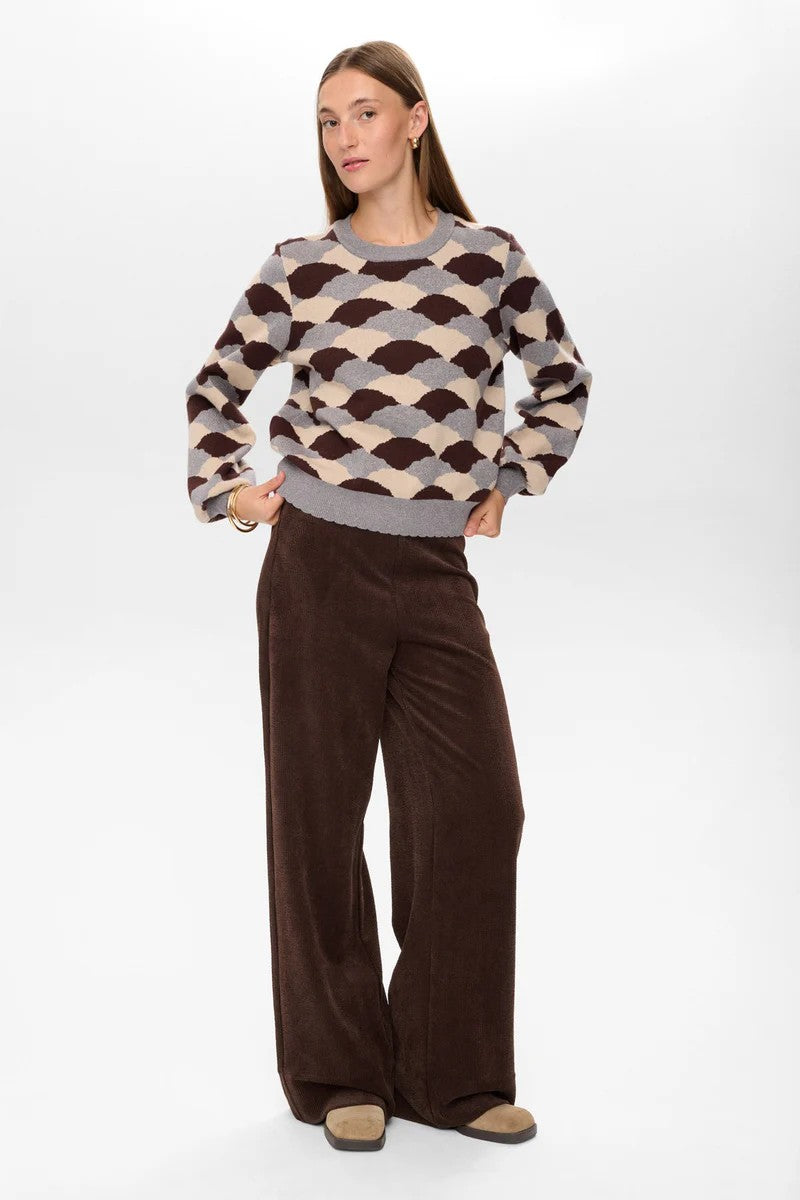 Jersey Nümph Nulila Pullover Black Coffee