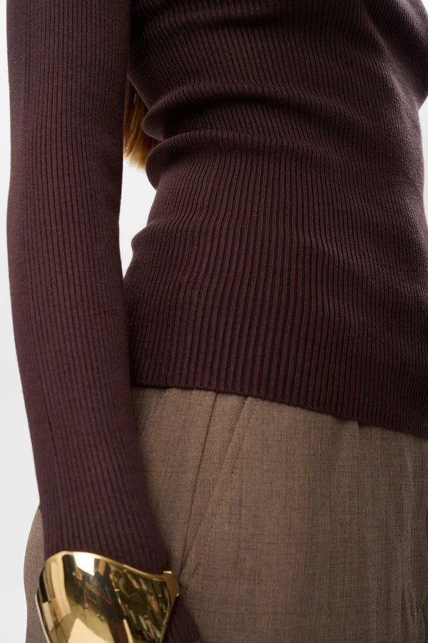 Jersey Nümph Nubia Pullover Black Coffee