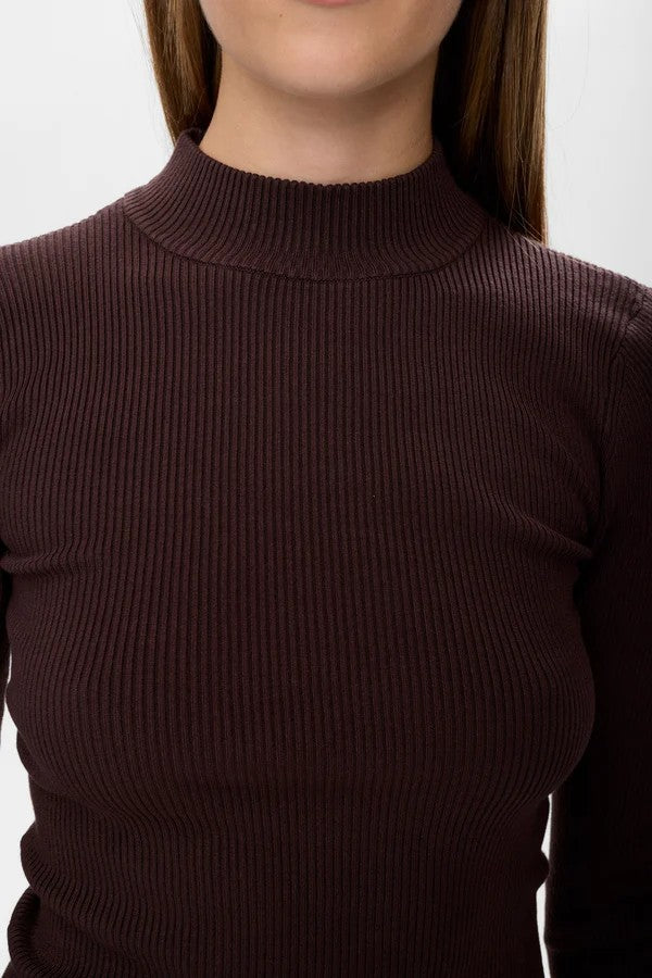 Jersey Nümph Nubia Pullover Black Coffee