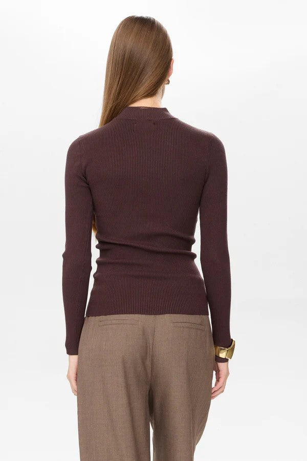 Jersey Nümph Nubia Pullover Black Coffee