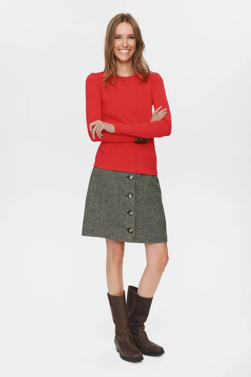 Camiseta Nümph Nuriley Tee Fiery Red