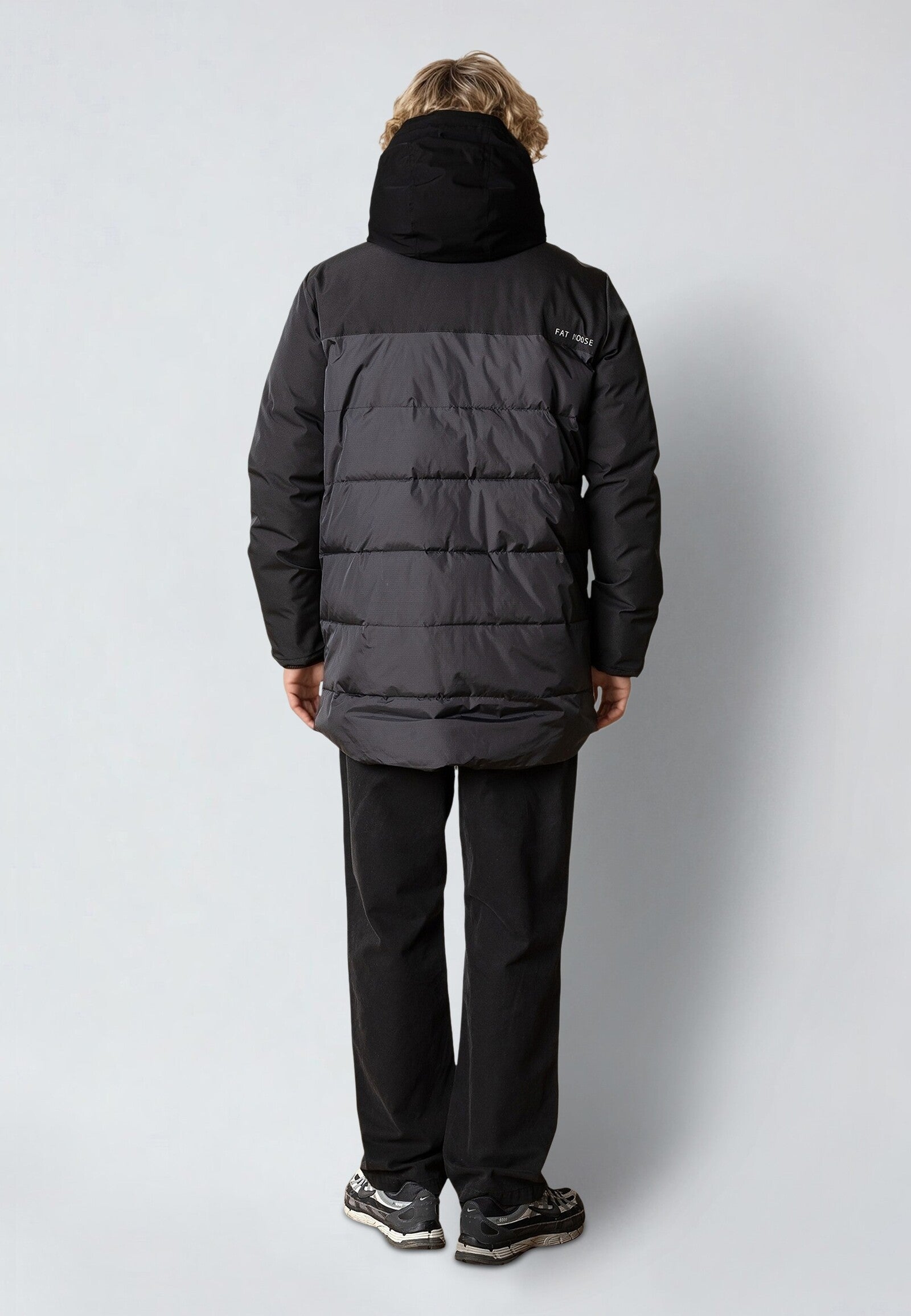 Chaqueta Fat Moose Jamison Quilt Mix Negra