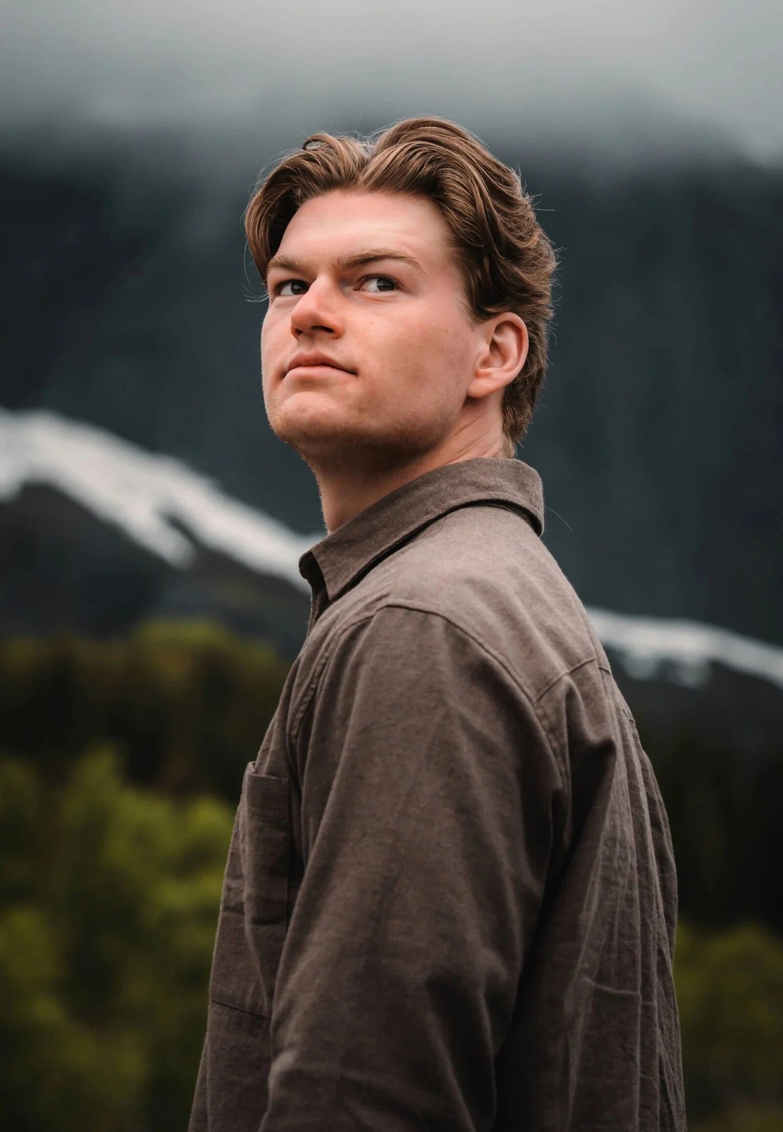 Camisa Fat Moose Frank Franela Marron