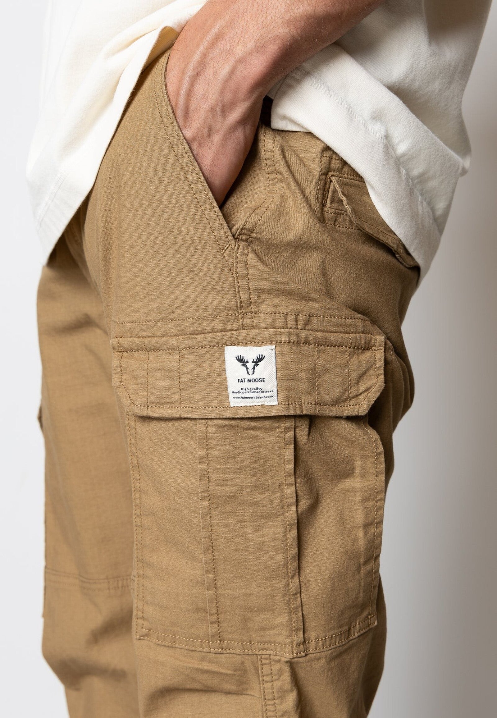 Pantalones Cargo Fat Moose Radar Khaki