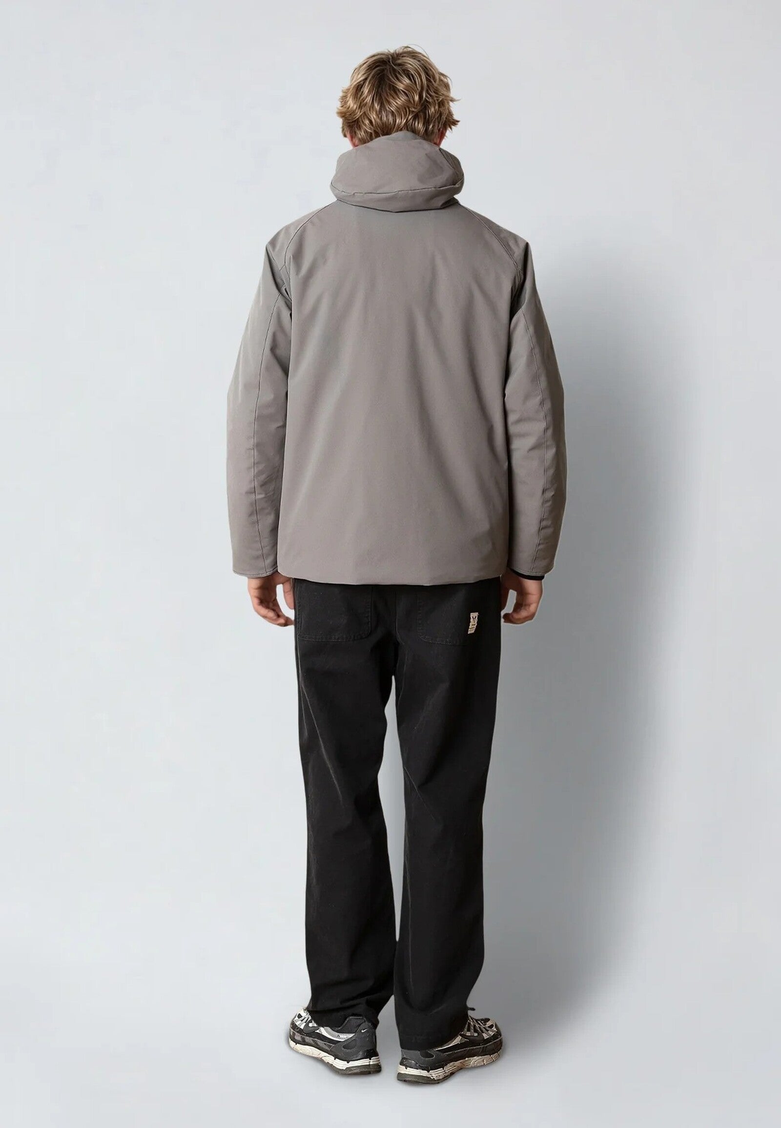 Chaqueta Impermeable Fat Moose Dominik Gris Claro