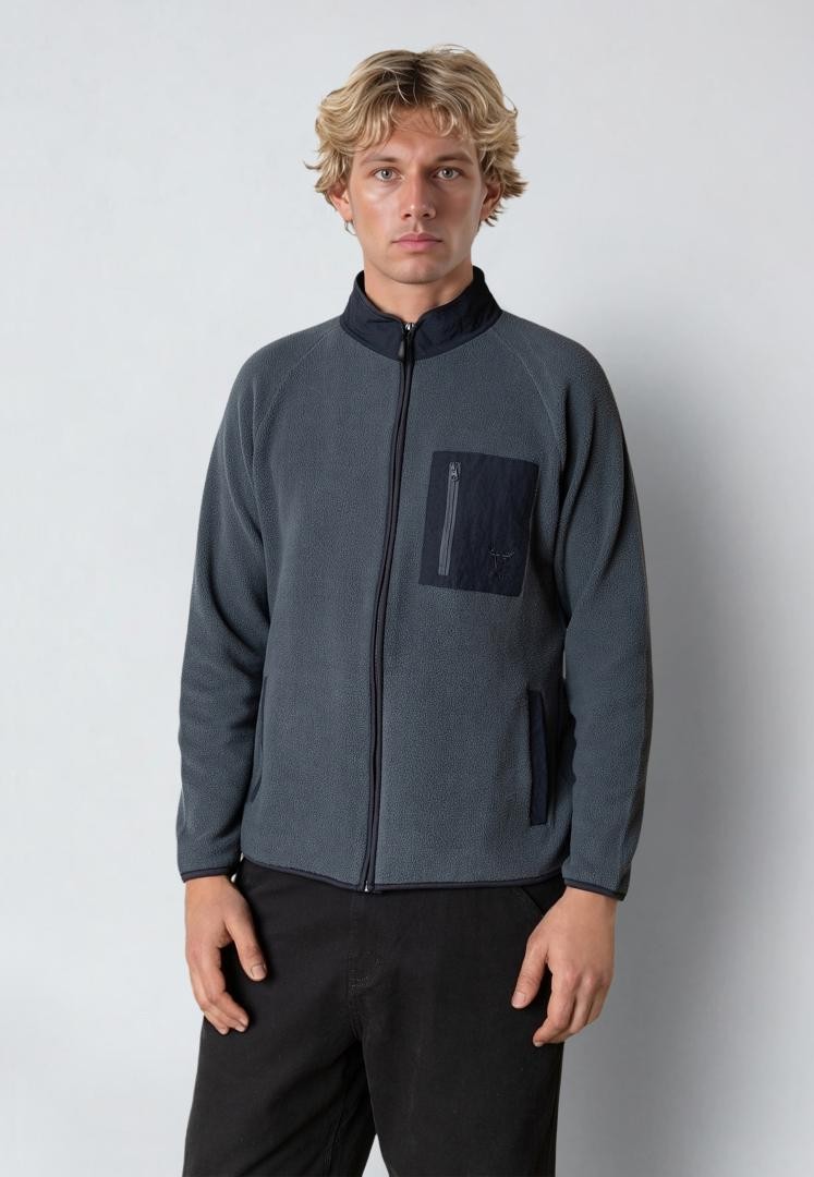 Forro Polar Fat Moose Will Gris