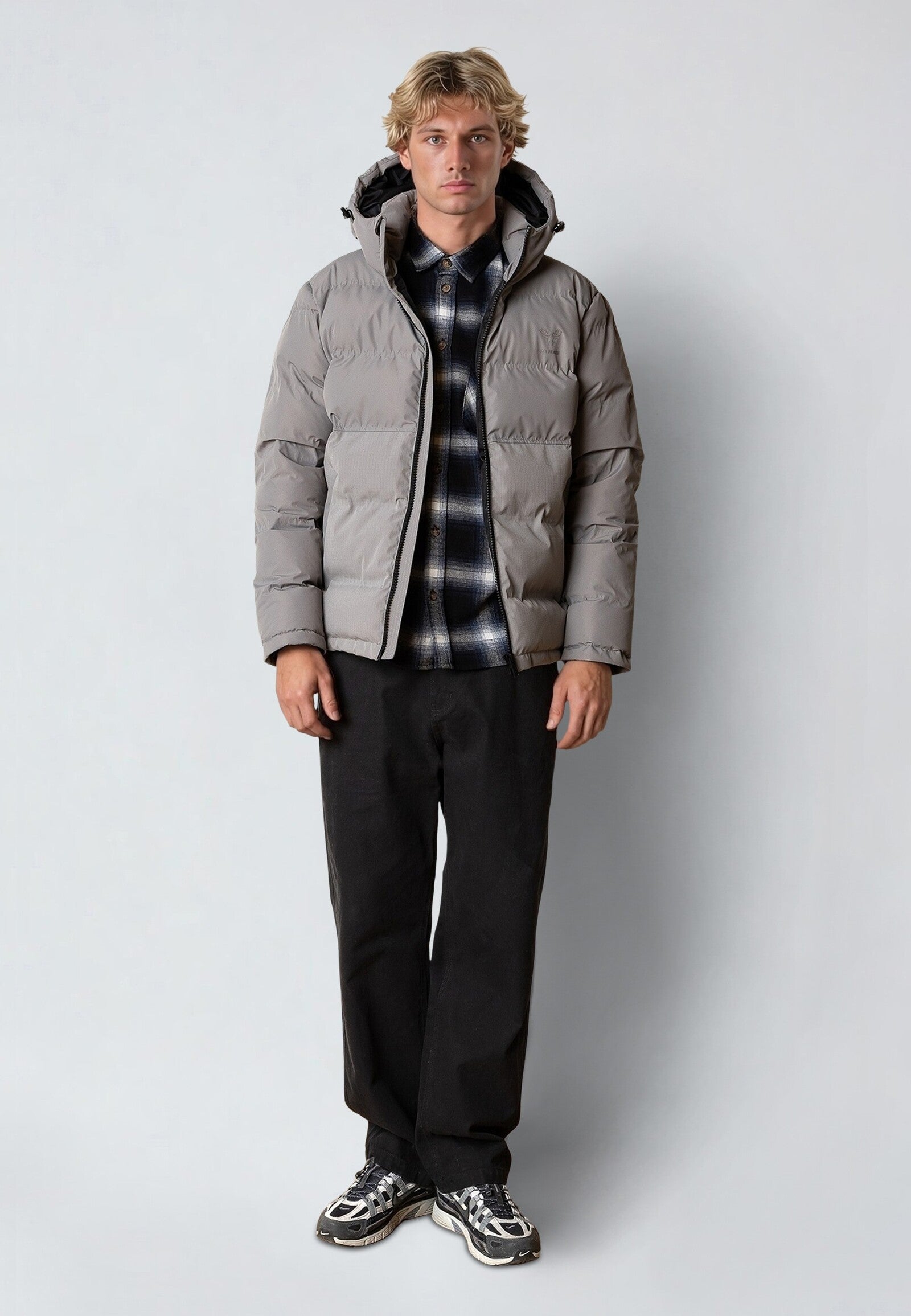 Chaqueta Fat Moose Birk Gris Claro