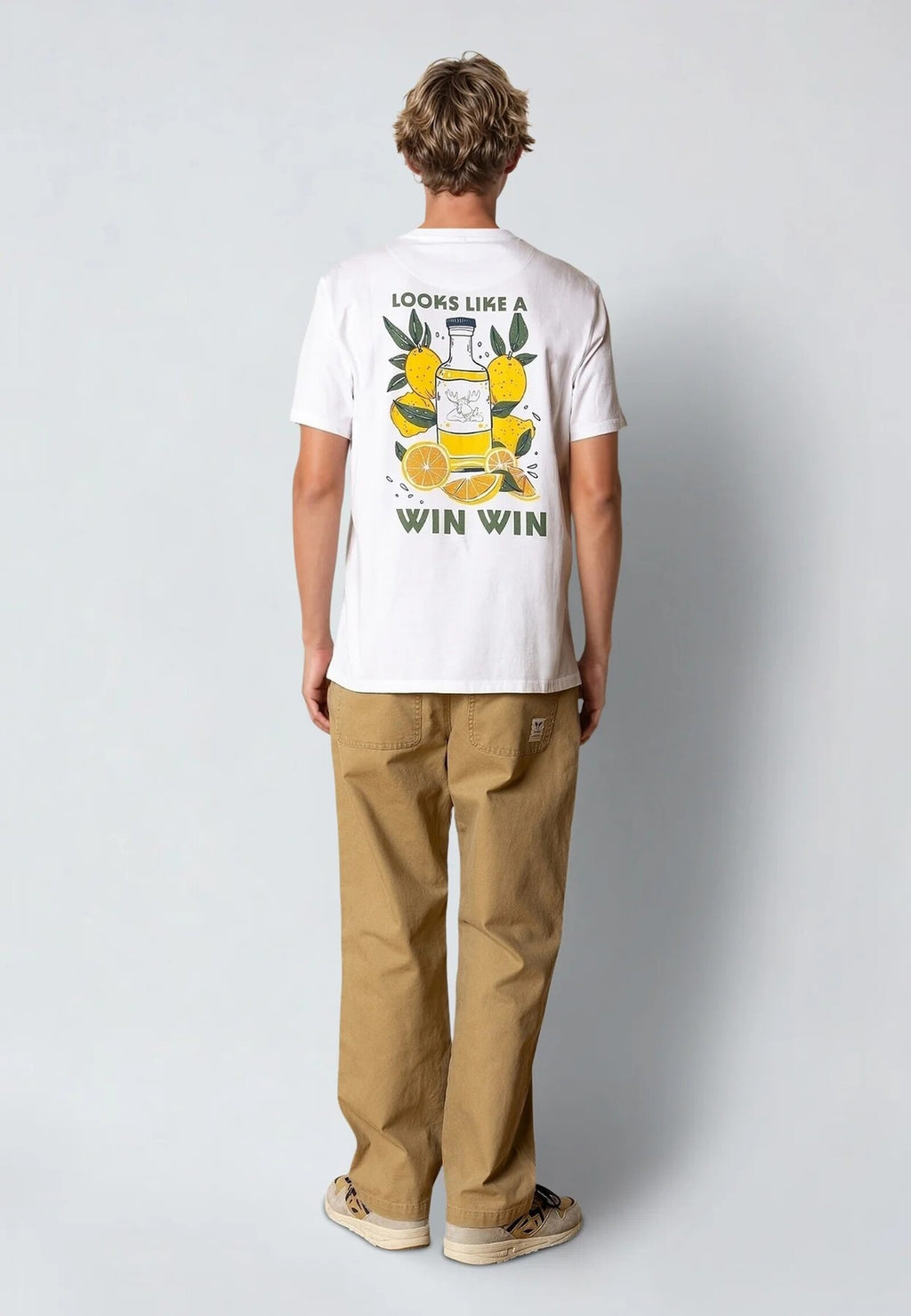 Camiseta Fat Moose Win Win T-Shirt Blanco