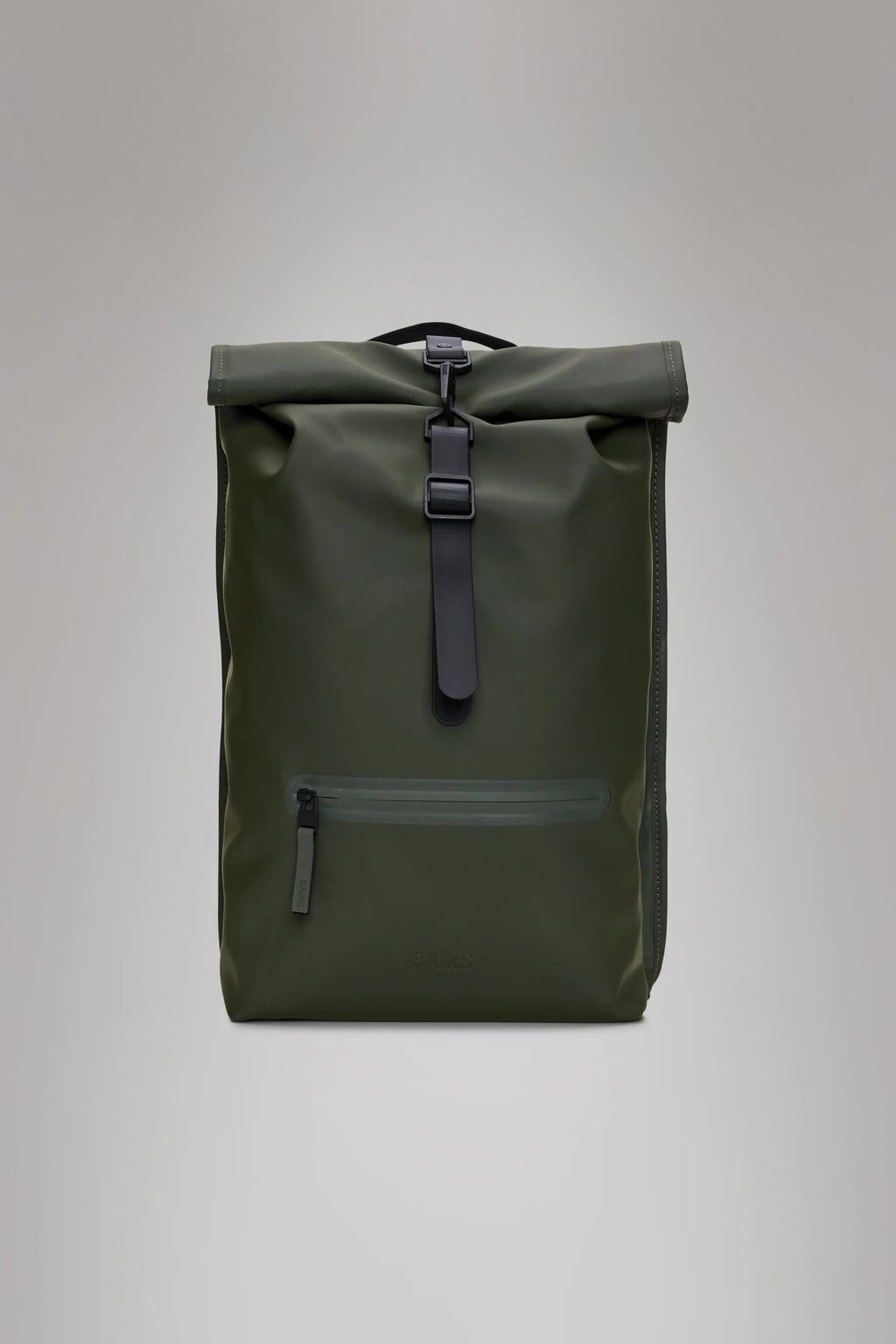 Mochila RAINS Rolltop Rucksack W3 Verde