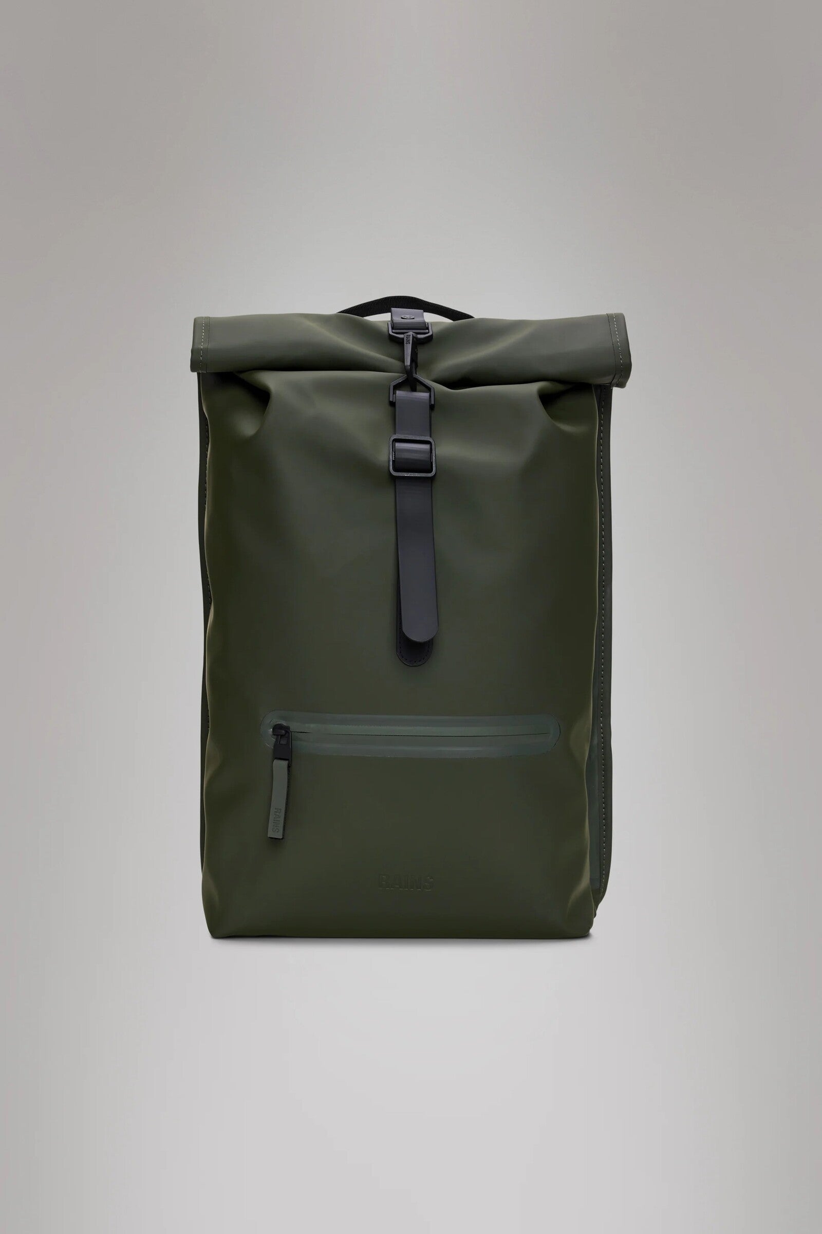 Mochila RAINS Rolltop Rucksack W3 Verde