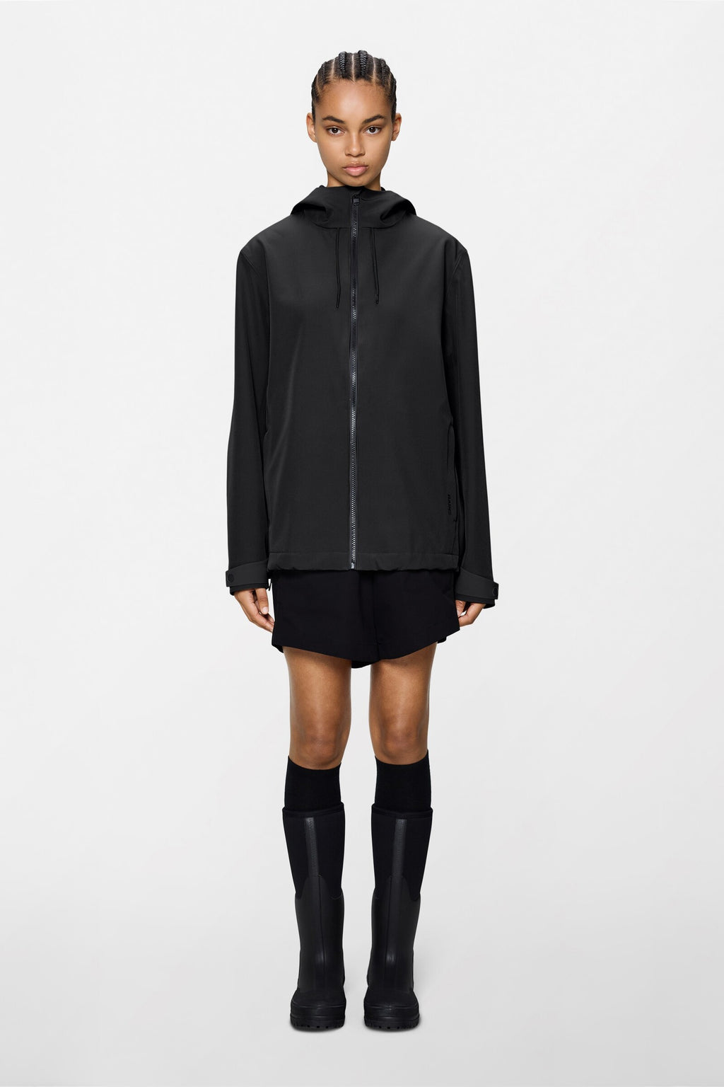 Chaqueta RAINS Suva Softshell Unisex W3T1 Negro