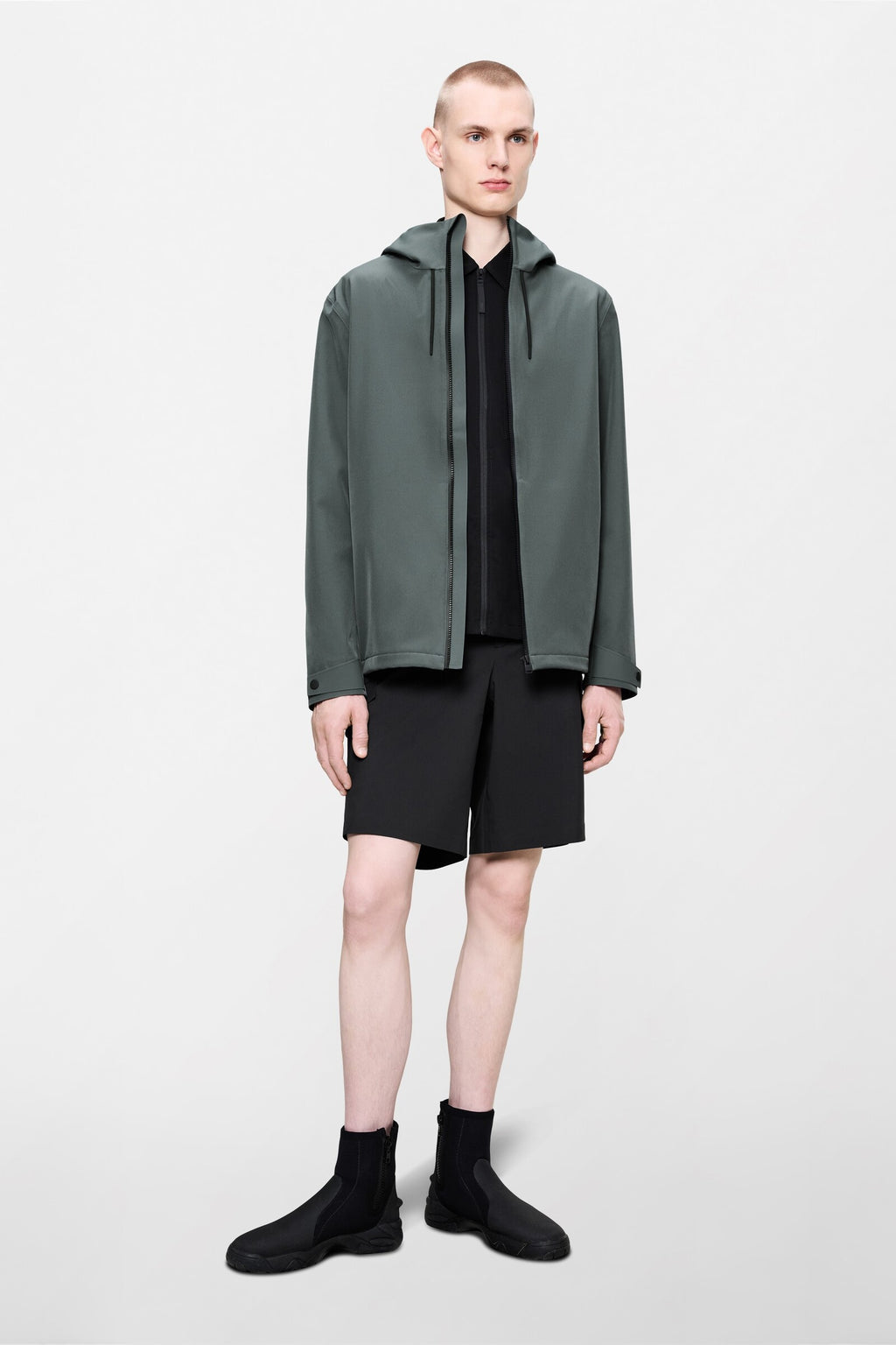 Chaqueta RAINS Suva Softshell Unisex W3T1 Gris Oscuro