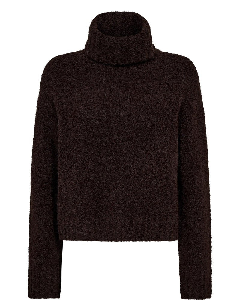 Jersey Nümph Nuwila Cropped Café oscuro