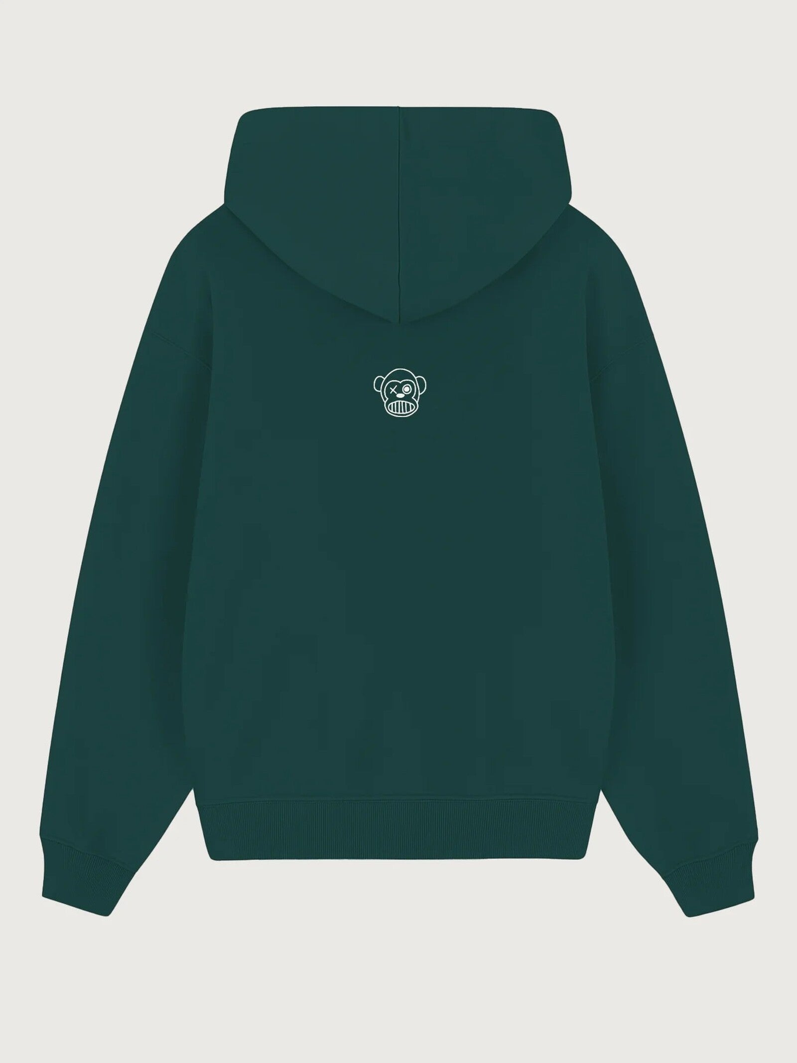 Sudadera Loco Monky Bendita Locura Verde oscuro