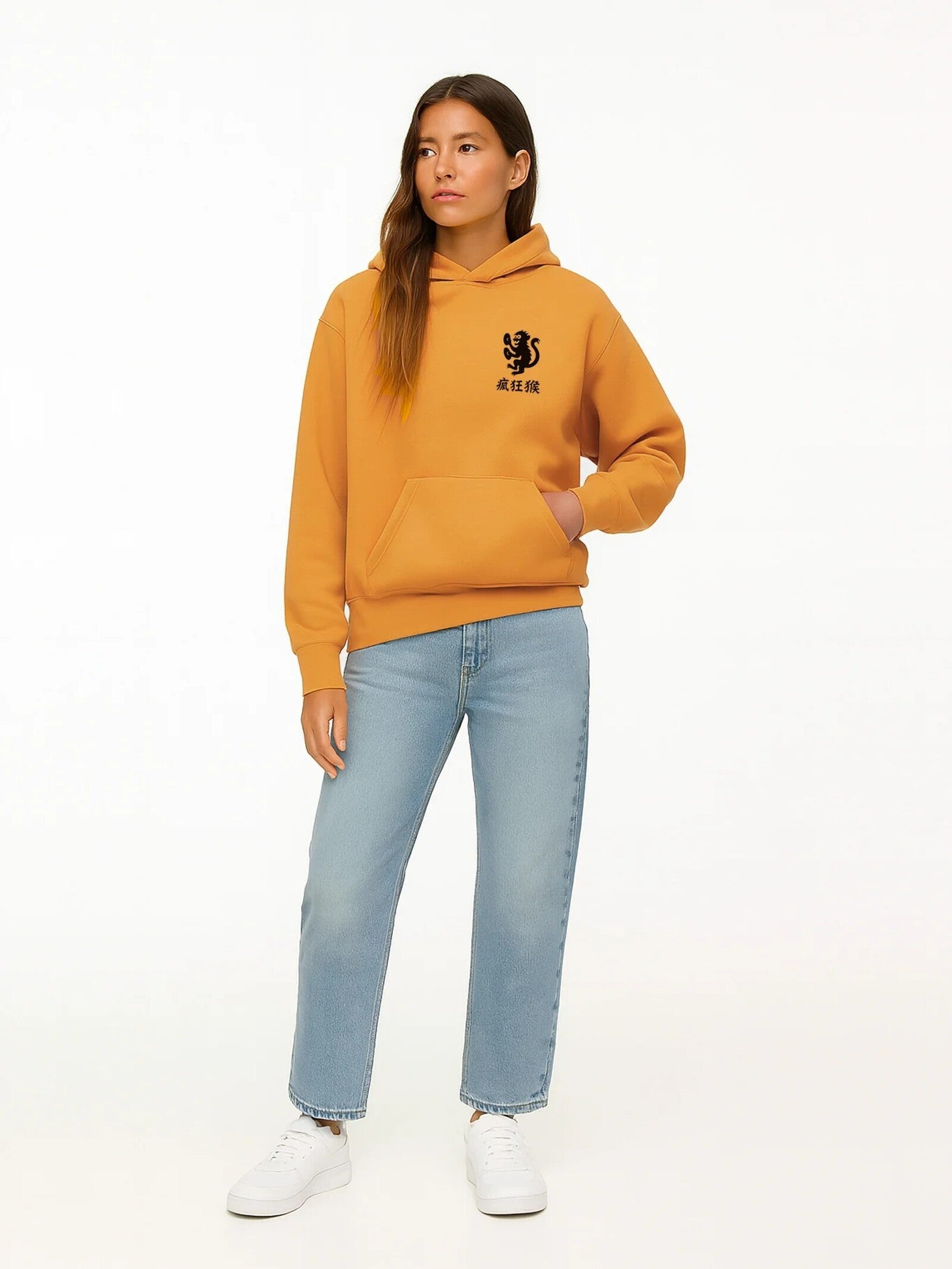 Sudadera Loco Monky New Year Mostaza