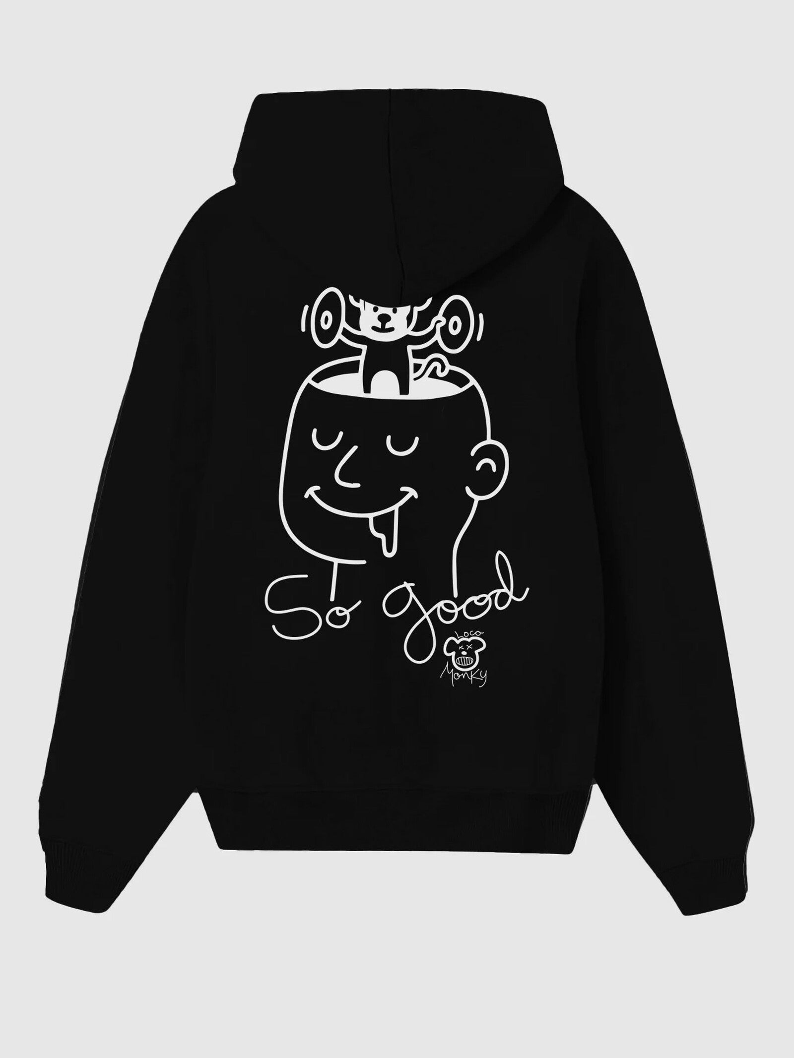 Sudadera Loco Monky So Good negro