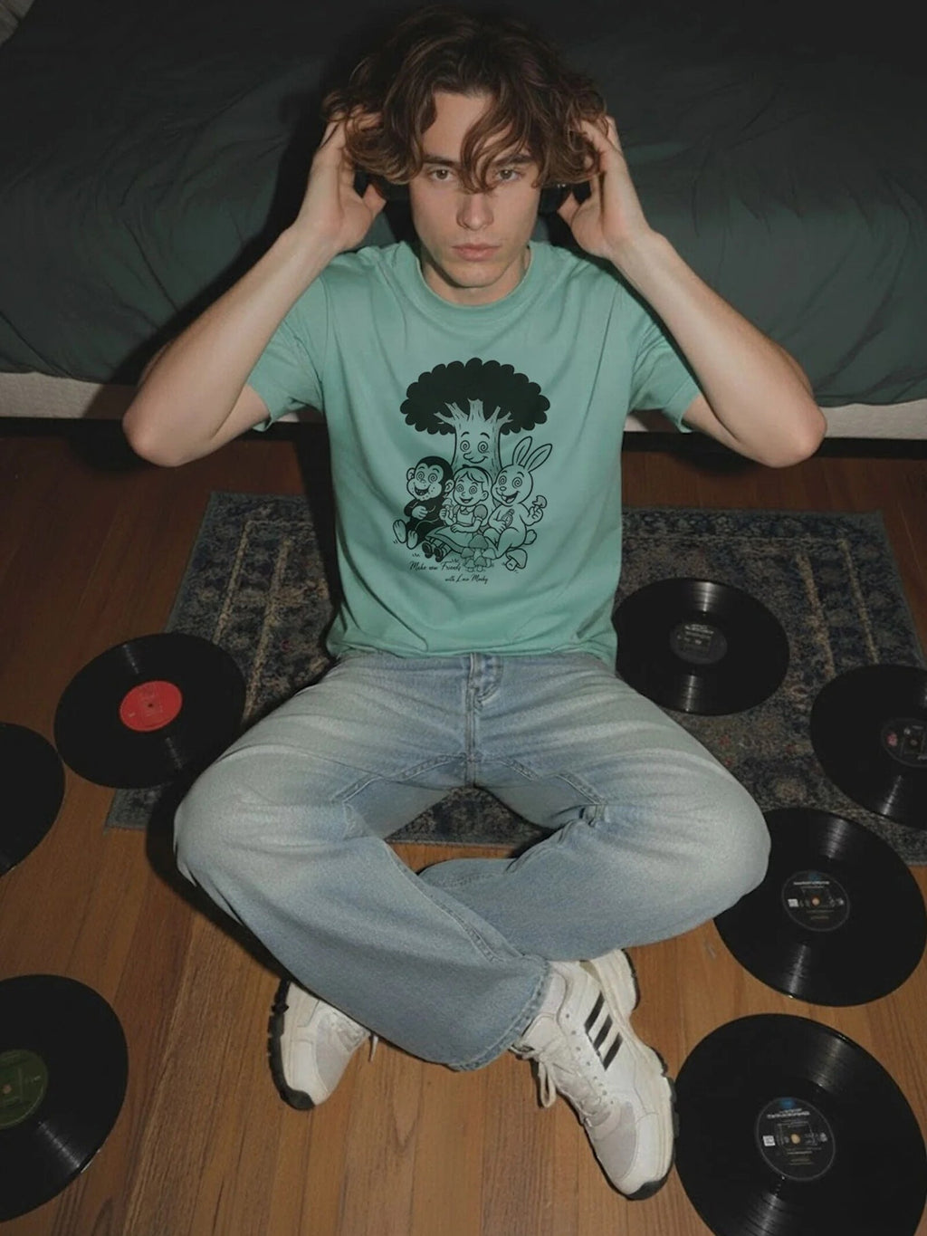 Camiseta Loco Monky Alice Verde