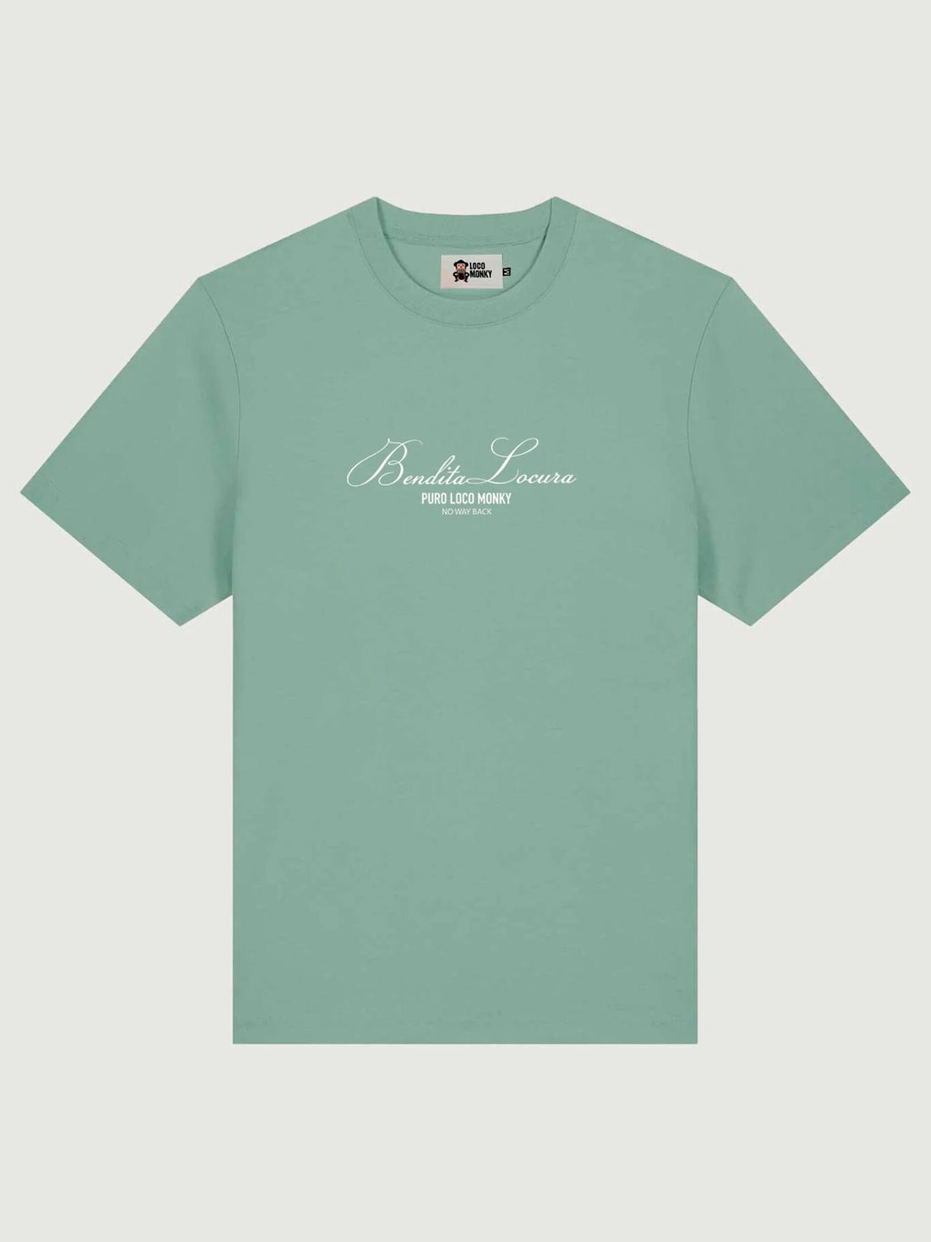 Camiseta Loco Monky Bendita Locura Verde