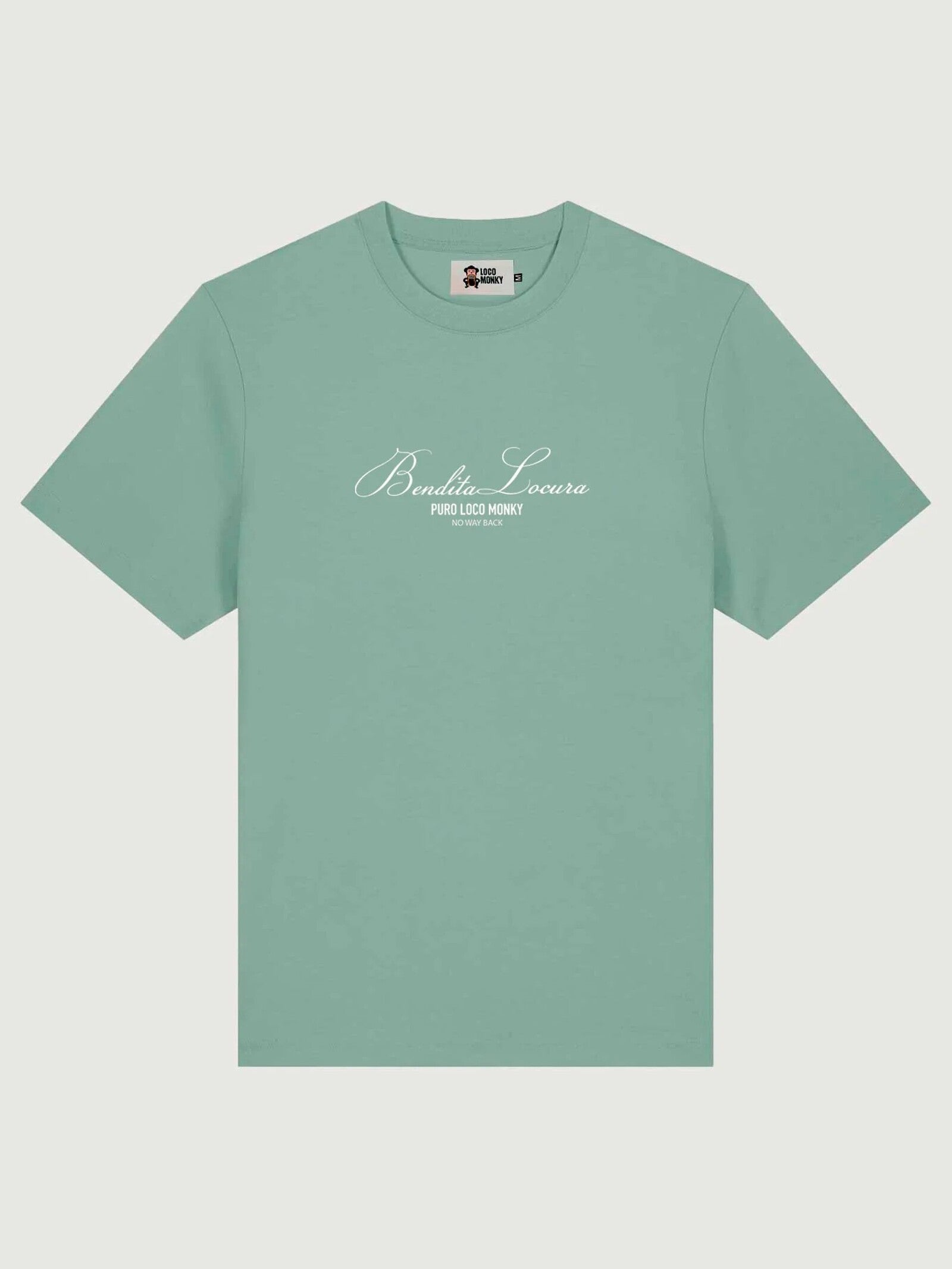 Camiseta Loco Monky Bendita Locura Verde